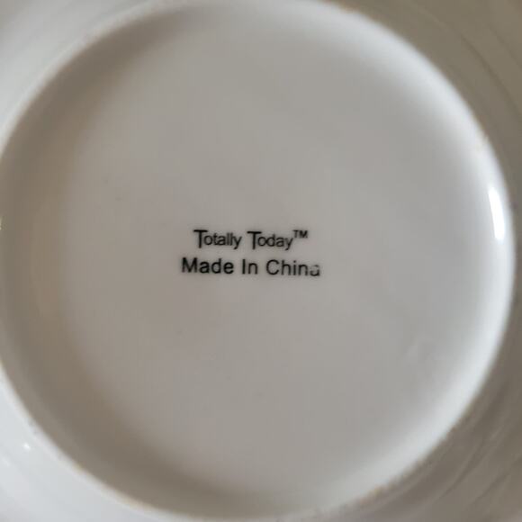 Vintage Totally Today White Embossed Fan Dot Bowls – Soup Set of 4 & Berry Set 1 - Picture 5 of 10